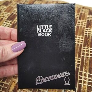 Vtg 1982 Chippendales Little Black Book Gag Gift Novelty‎ Adult Humor Address Bk